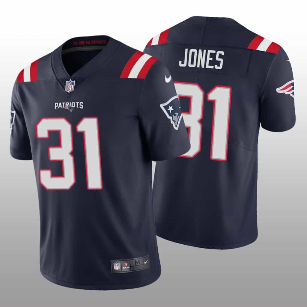 Men New England Patriots 31 Jonathan Jones Nike Navy Limited NFL Jersey